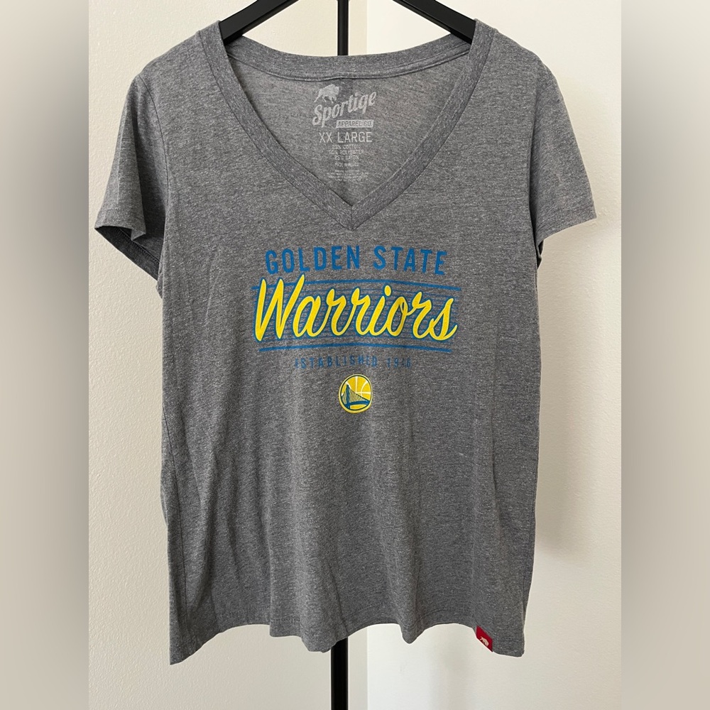 🏀 Golden State Warriors Sportiqe Women’s V-Neck Tee | XXL